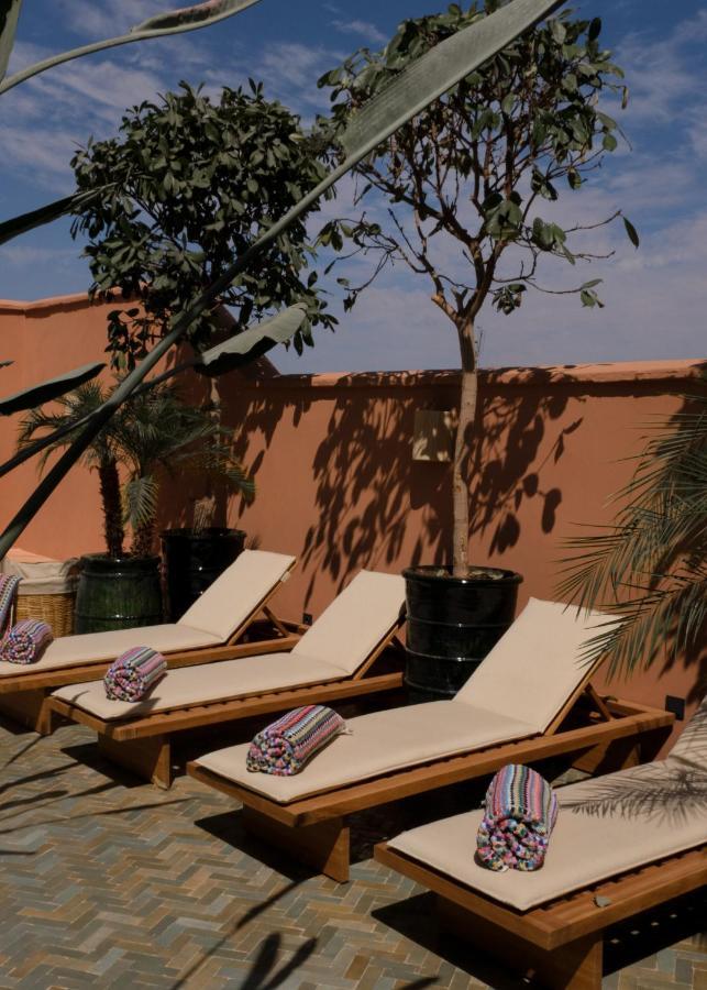 Riad Pompon مراكش المظهر الخارجي الصورة